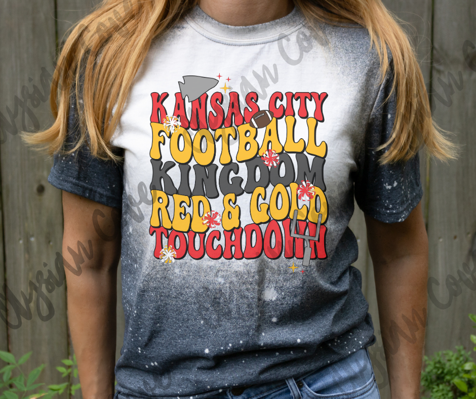 Bleached Kansas City Football