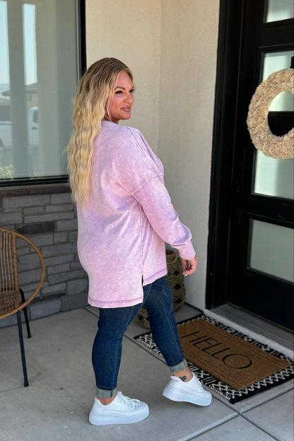 Best Selling Luna Mineral Wash Sweatshirt in Two Colors