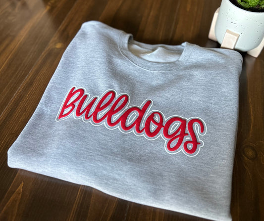 Preorder- Bulldogs Puff Sweatshirt