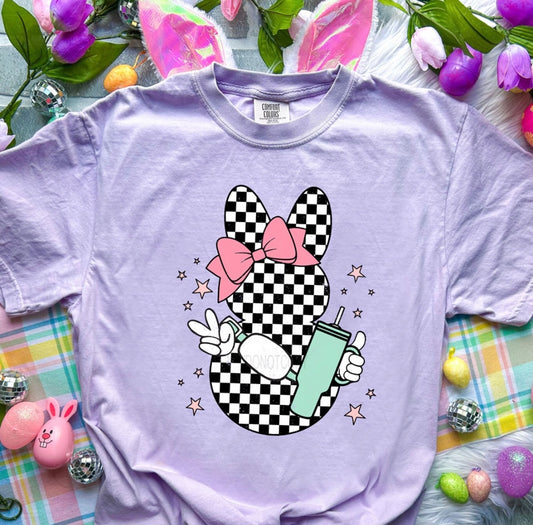 Preorder- checkered bunny