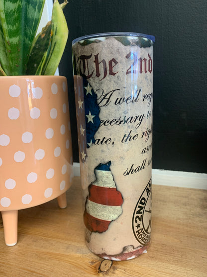 2nd Amendment 20 oz Tumbler