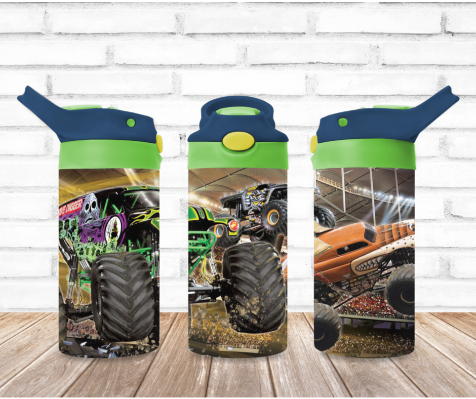 12 oz Monster Truck Sippy Cup