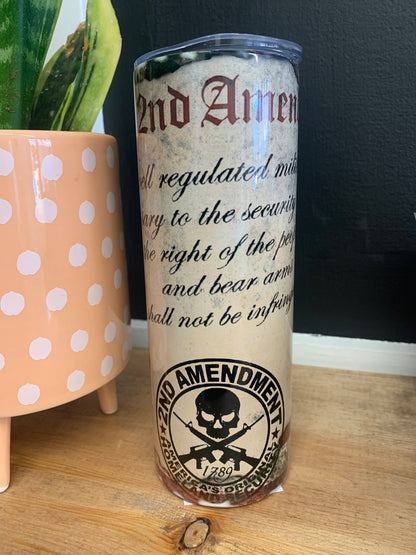 2nd Amendment 20 oz Tumbler